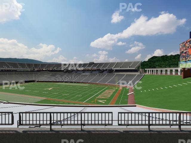 Scott Stadium - Section Loge 301 Seat View