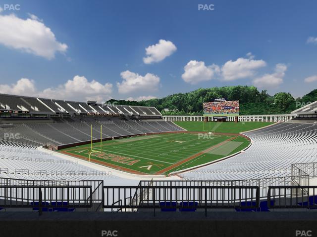 Scott Stadium - Section Loge 313 Seat View