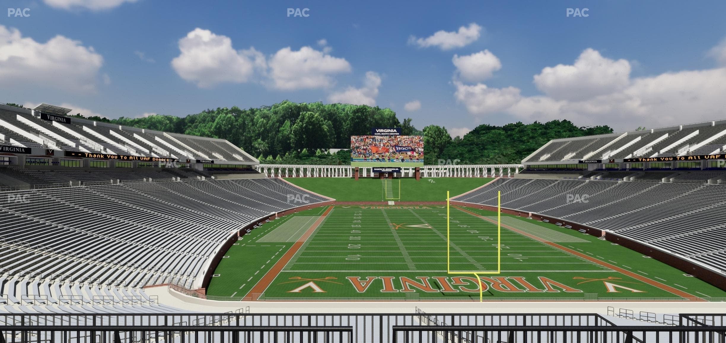 Scott Stadium - Section Loge 317 Seat View
