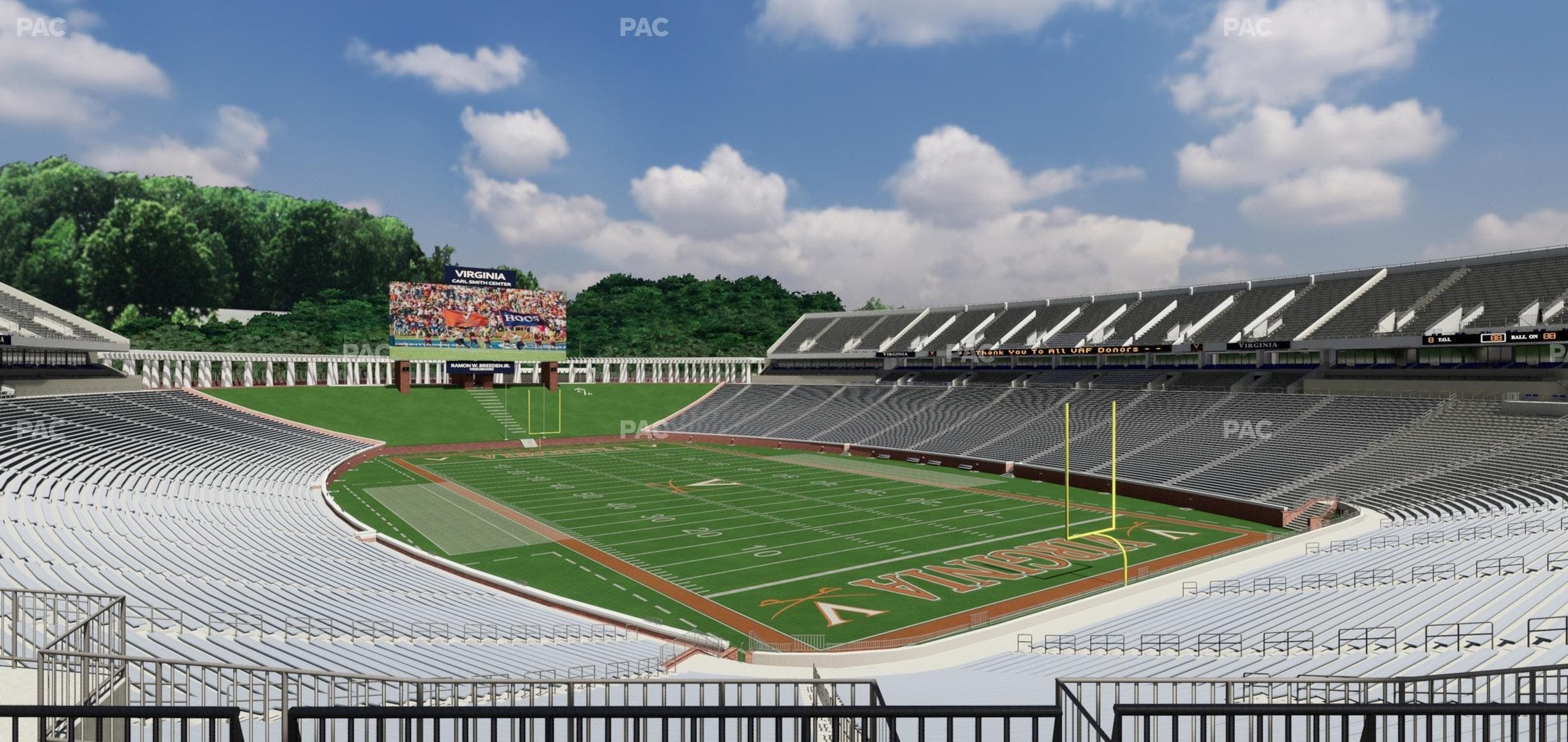 Scott Stadium - Section Loge 319 Seat View