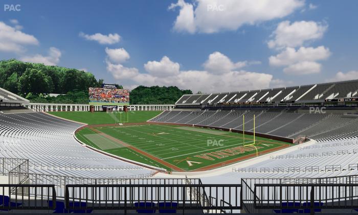 Scott Stadium - Section Loge 319 Seat View