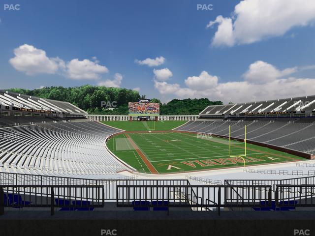 Scott Stadium - Section Loge 319 Seat View