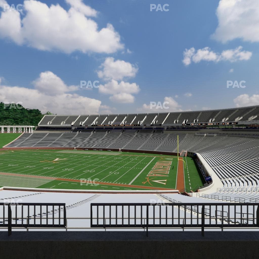 Scott Stadium - Section Loge 321 Seat View