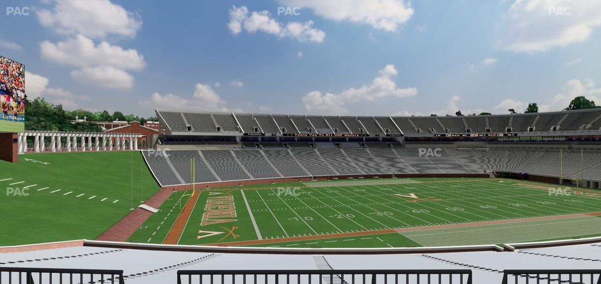 Scott Stadium - Section Loge 329 Seat View