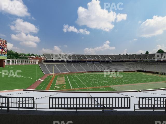 Scott Stadium - Section Loge 329 Seat View