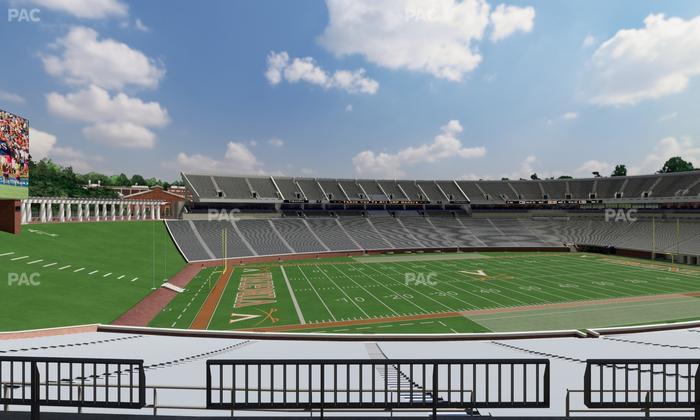 Scott Stadium - Section Loge 329 Seat View