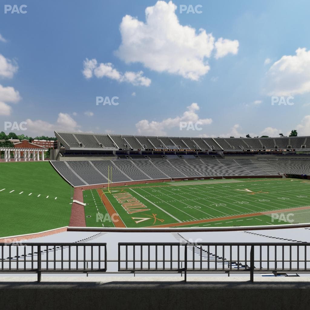 Scott Stadium - Section Loge 330 Seat View