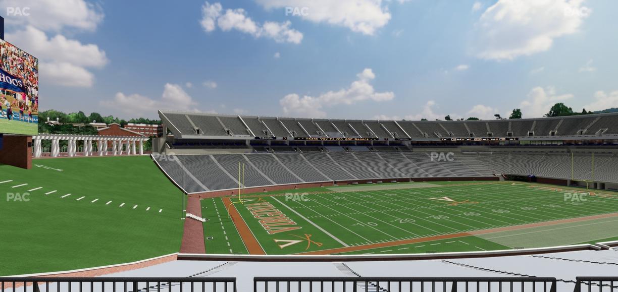 Scott Stadium - Section Loge 330 Seat View