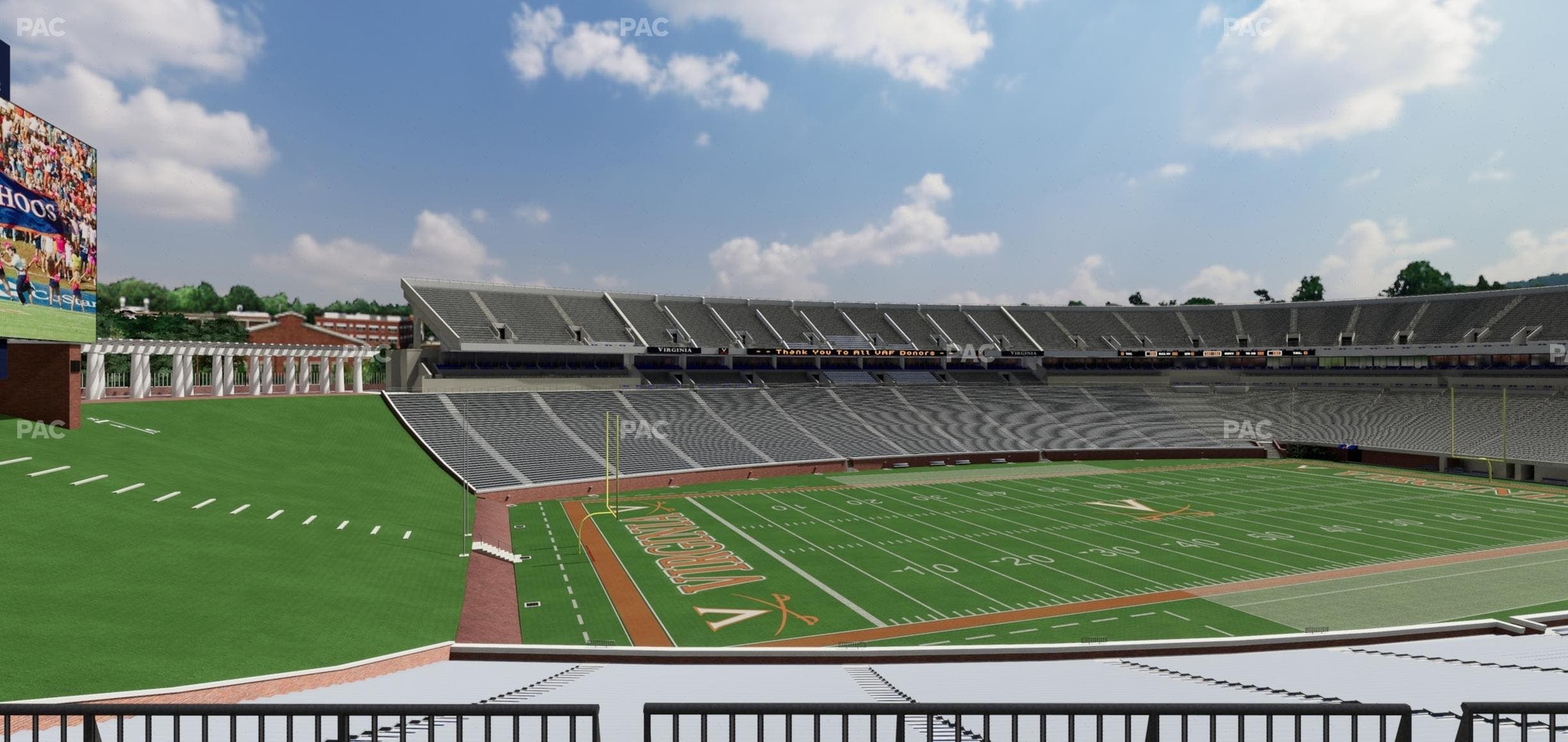 Scott Stadium - Section Loge 330 Seat View