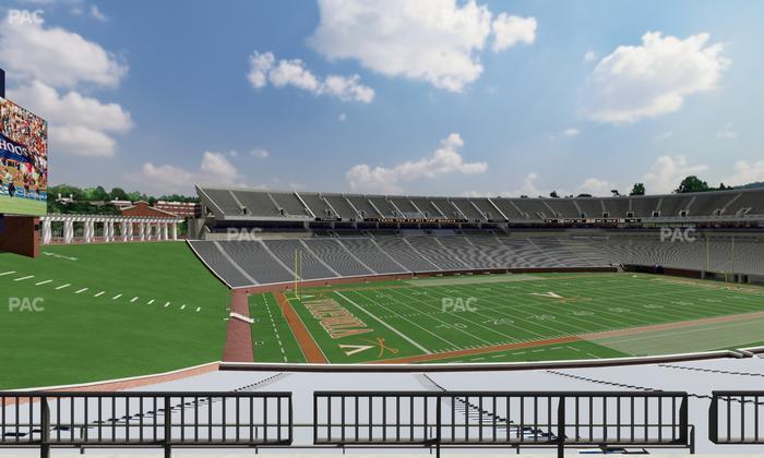 Scott Stadium - Section Loge 330 Seat View