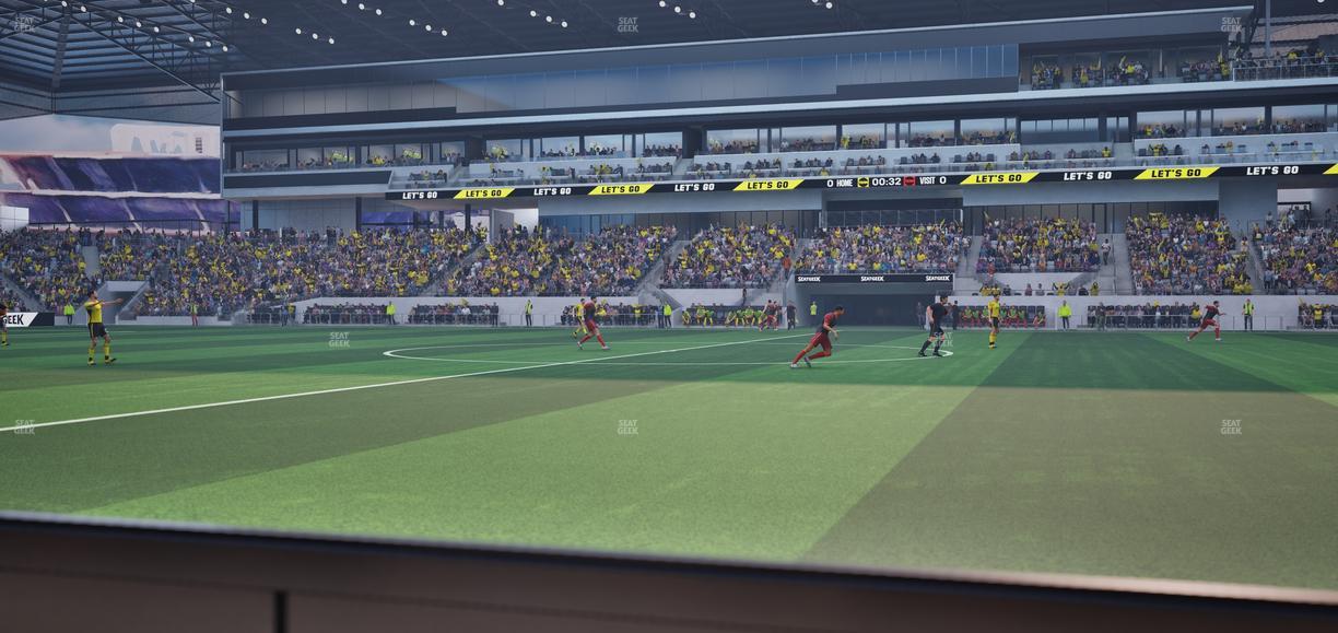 ScottsMiracle-Gro Field - Section Lower Com Lounge 3 Seat View