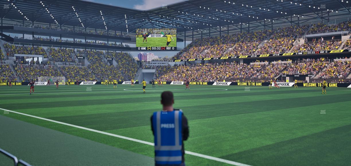 ScottsMiracle-Gro Field - Section Scotts Pitchside Seats 1 Seat View