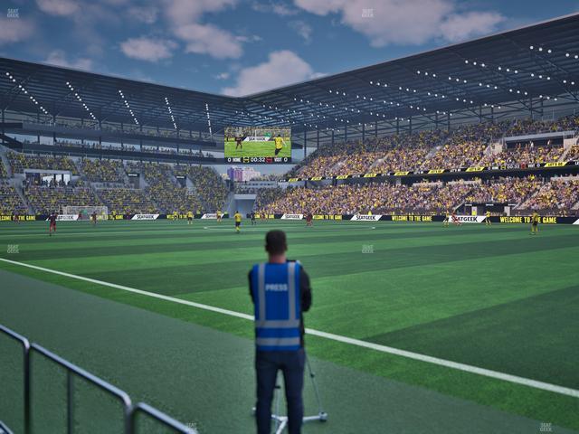 ScottsMiracle-Gro Field - Section Scotts Pitchside Seats 1 Seat View