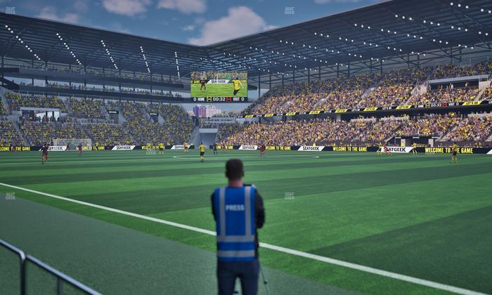 ScottsMiracle-Gro Field - Section Scotts Pitchside Seats 1 Seat View