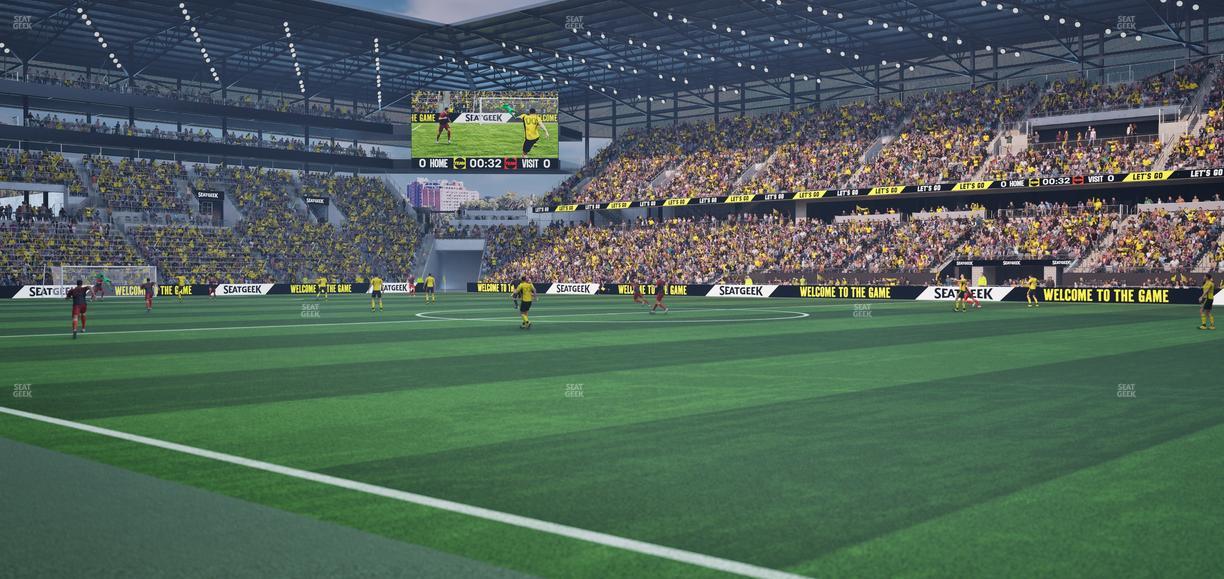 ScottsMiracle-Gro Field - Section Scotts Pitchside Seats 2 Seat View