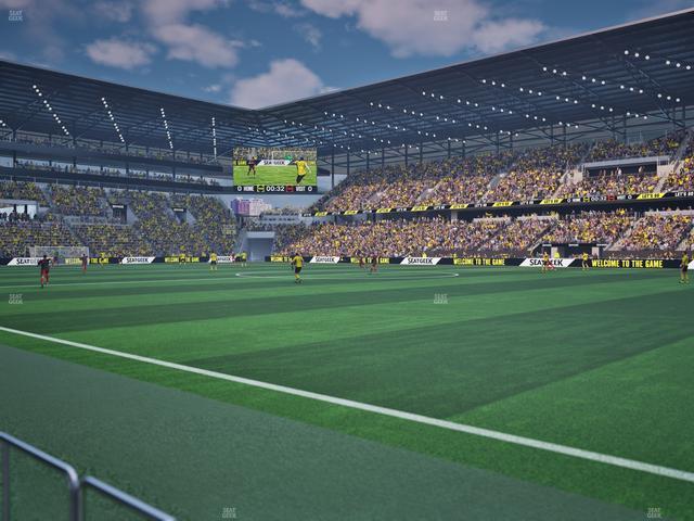 ScottsMiracle-Gro Field - Section Scotts Pitchside Seats 2 Seat View