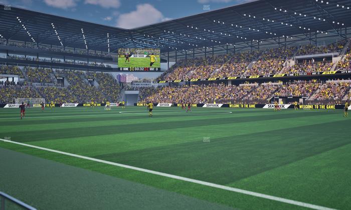 ScottsMiracle-Gro Field - Section Scotts Pitchside Seats 2 Seat View