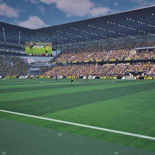 ScottsMiracle-Gro Field - Section Scotts Pitchside Seats 3 Seat View