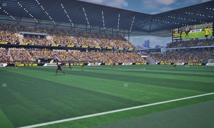 ScottsMiracle-Gro Field - Section Scotts Pitchside Seats 6 Seat View