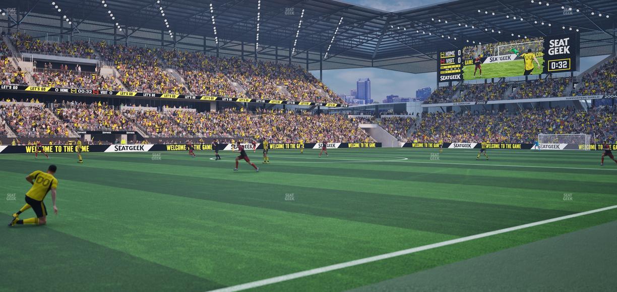ScottsMiracle-Gro Field - Section Scotts Pitchside Seats 7 Seat View