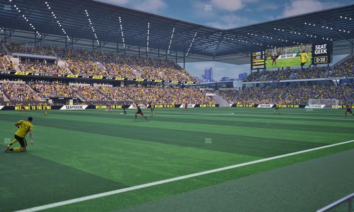 ScottsMiracle-Gro Field - Section Scotts Pitchside Seats 7 Seat View
