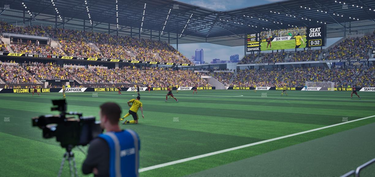 ScottsMiracle-Gro Field - Section Scotts Pitchside Seats 8 Seat View