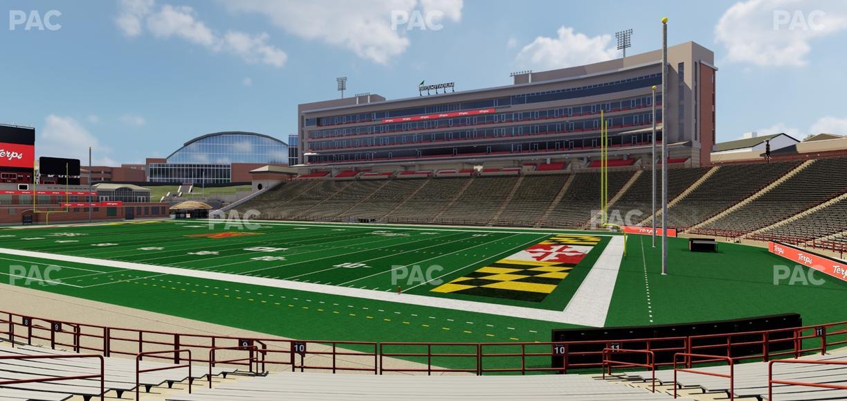 SECU Stadium - Section 10 Seat View