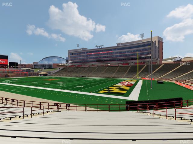 SECU Stadium - Section 10 Seat View