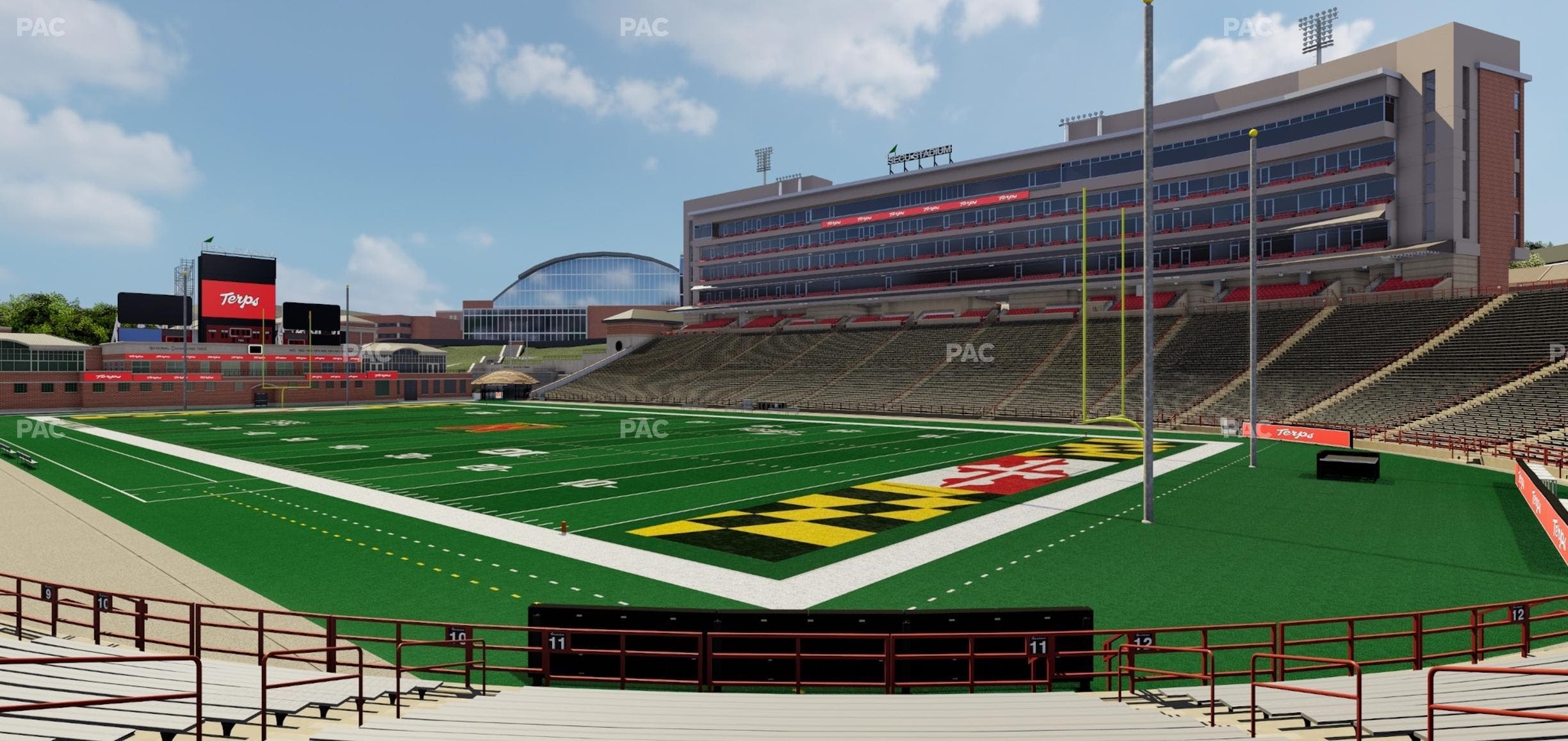 SECU Stadium - Section 11 Seat View