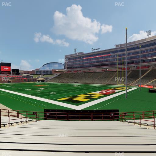 SECU Stadium - Section 11 Seat View