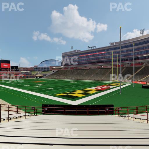 SECU Stadium - Section 11 Seat View