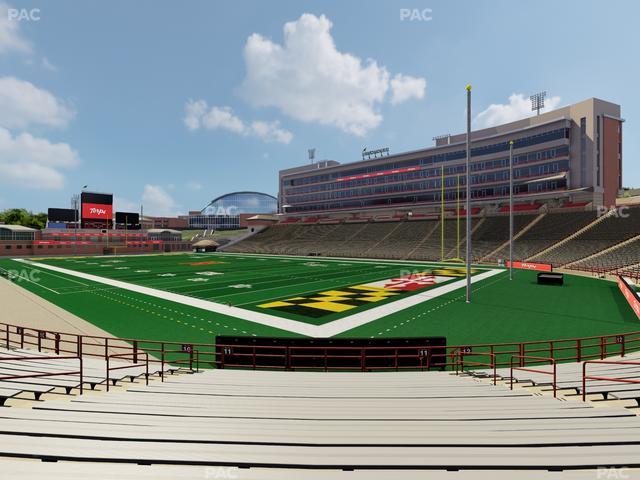 SECU Stadium - Section 11 Seat View