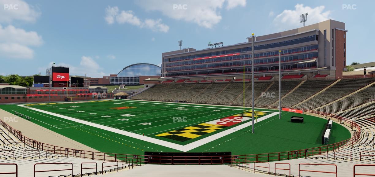 SECU Stadium - Section 11 Seat View