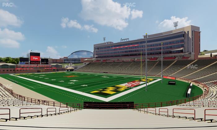 SECU Stadium - Section 11 Seat View
