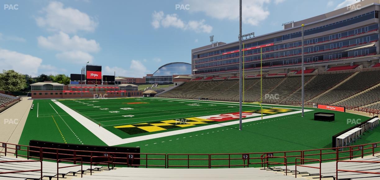 SECU Stadium - Section 12 Seat View