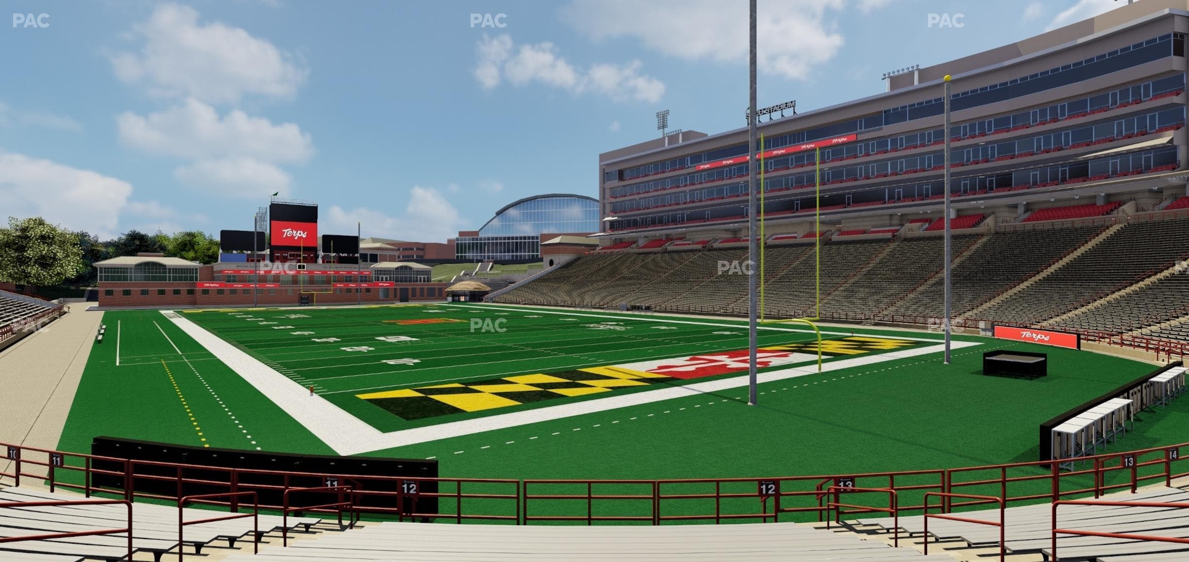 SECU Stadium - Section 12 Seat View