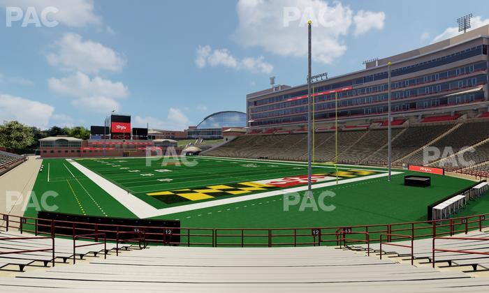 SECU Stadium - Section 12 Seat View