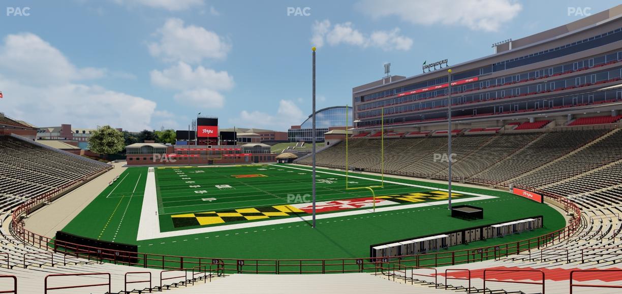 SECU Stadium - Section 13 Seat View