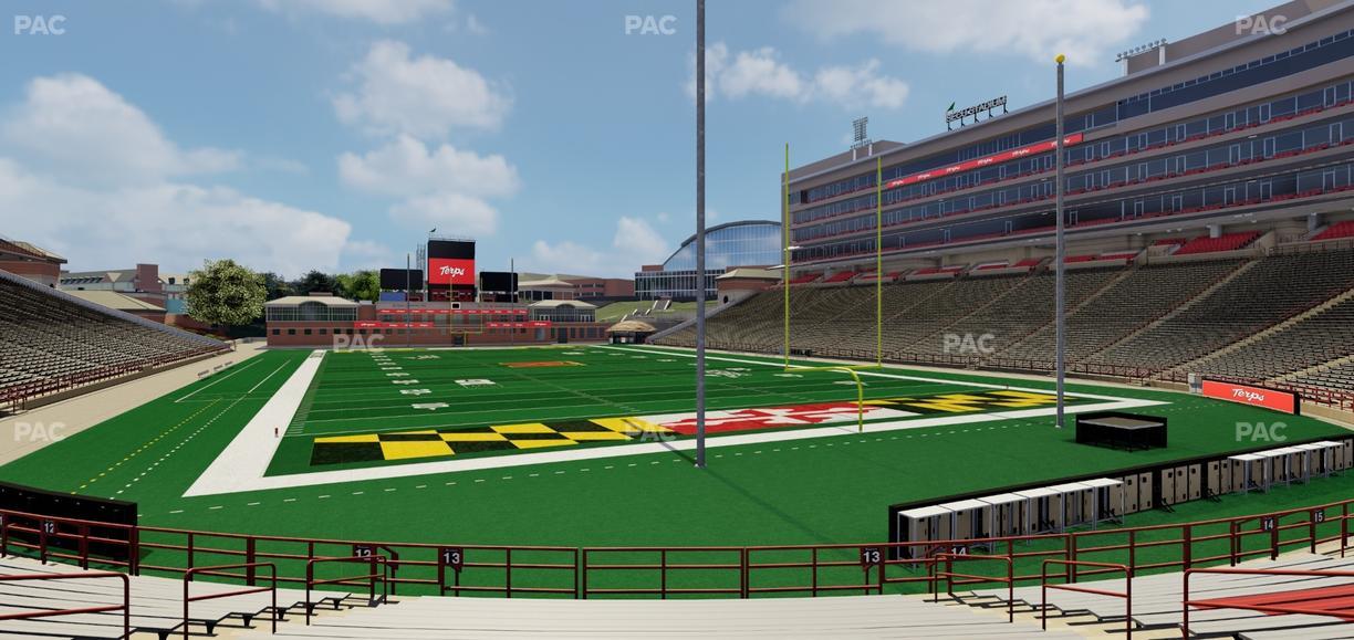 SECU Stadium - Section 13 Seat View
