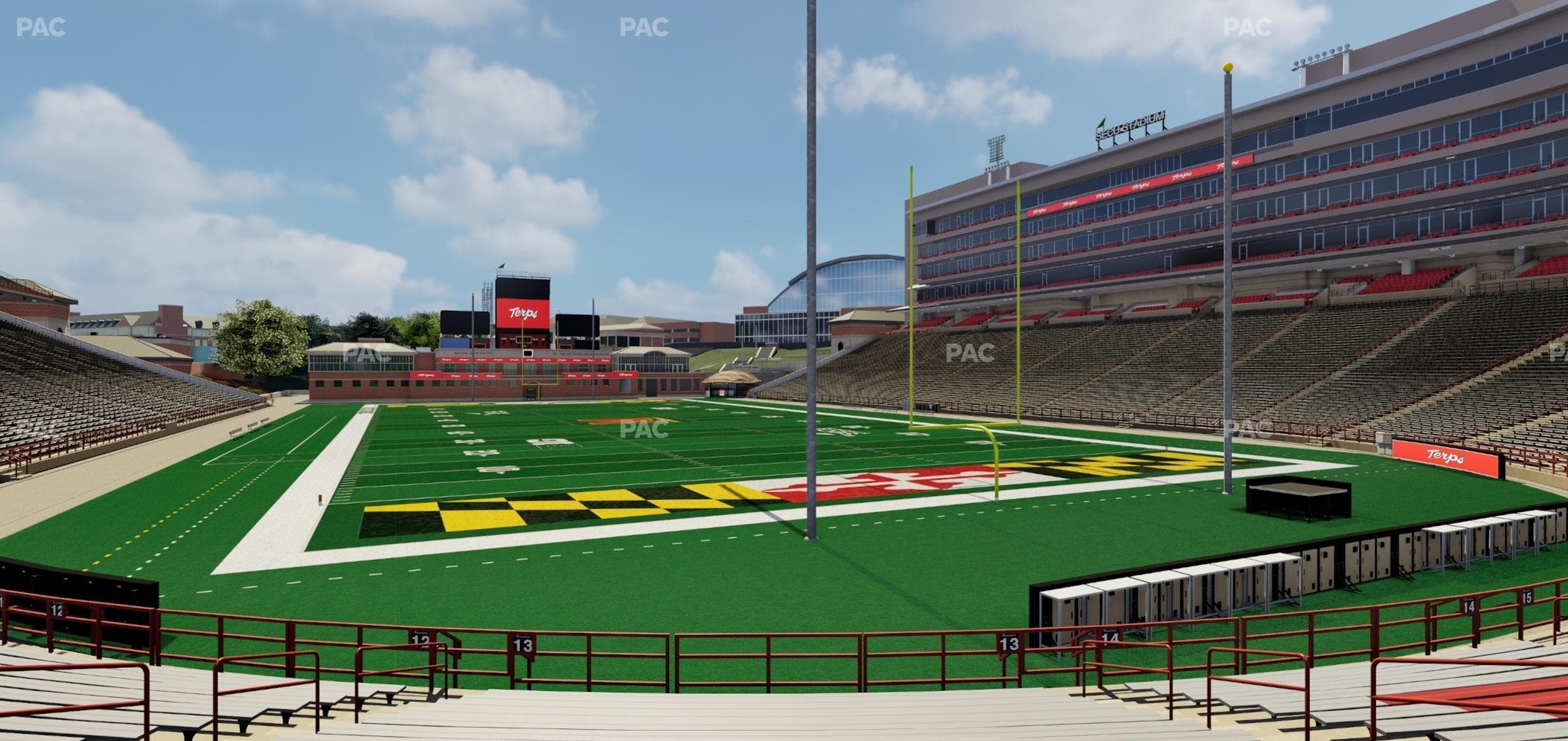 SECU Stadium - Section 13 Seat View