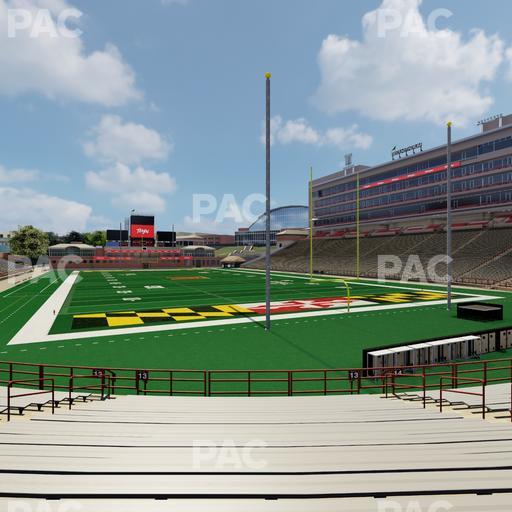 SECU Stadium - Section 13 Seat View