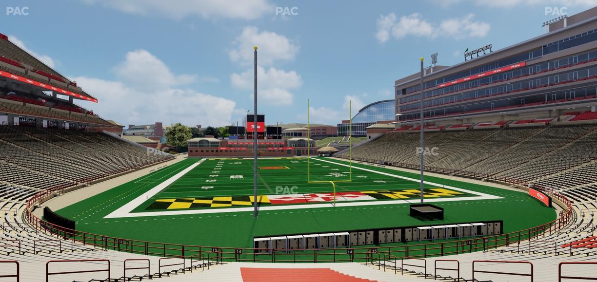 SECU Stadium - Section 14 Seat View