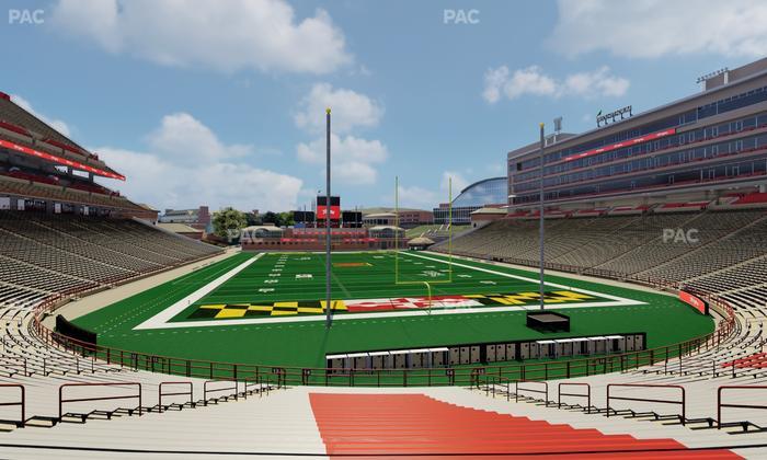 SECU Stadium - Section 14 Seat View