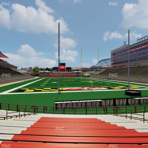SECU Stadium - Section 14 Seat View