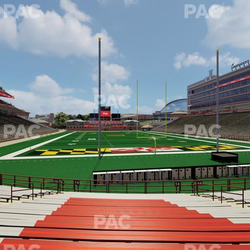 SECU Stadium - Section 14 Seat View