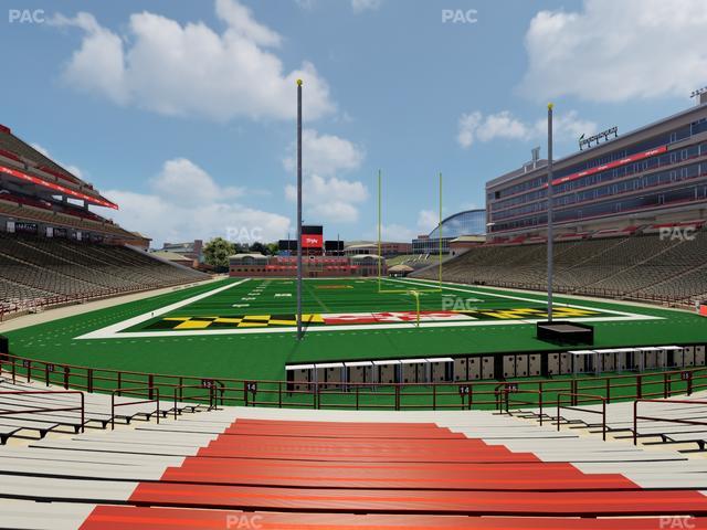 SECU Stadium - Section 14 Seat View