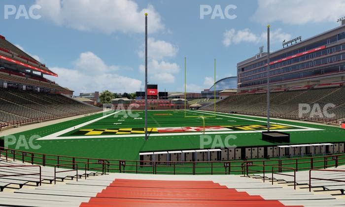 SECU Stadium - Section 14 Seat View
