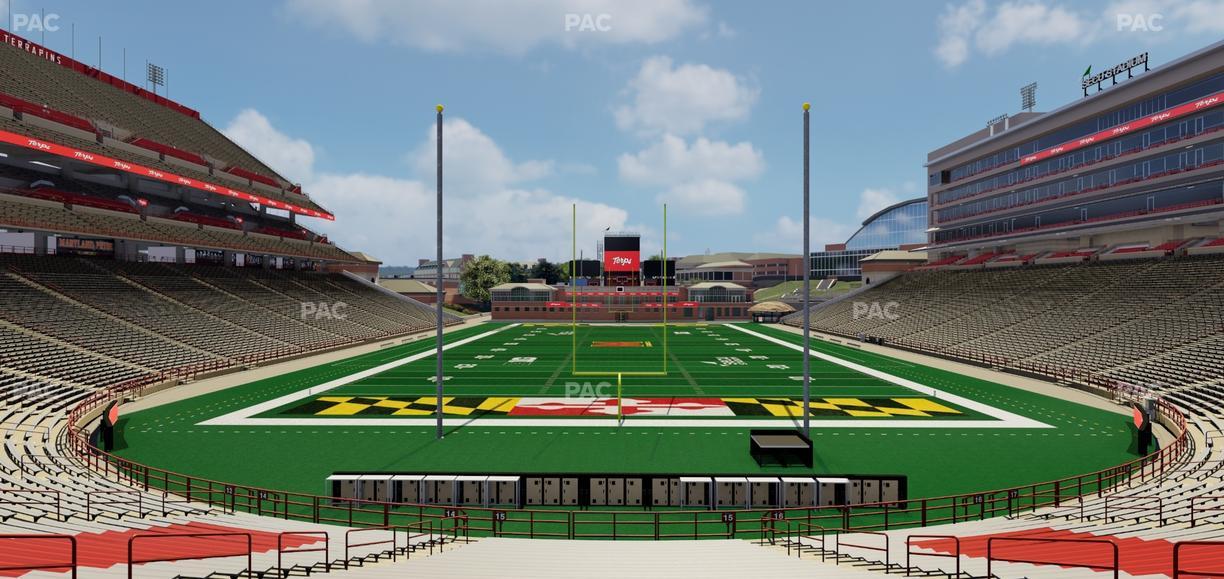 SECU Stadium - Section 15 Seat View