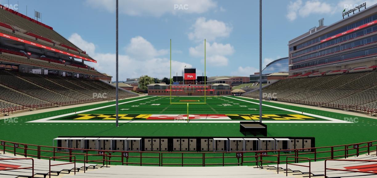 SECU Stadium - Section 15 Seat View