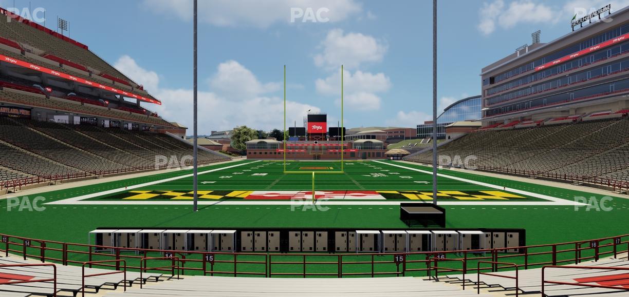 SECU Stadium - Section 15 Seat View